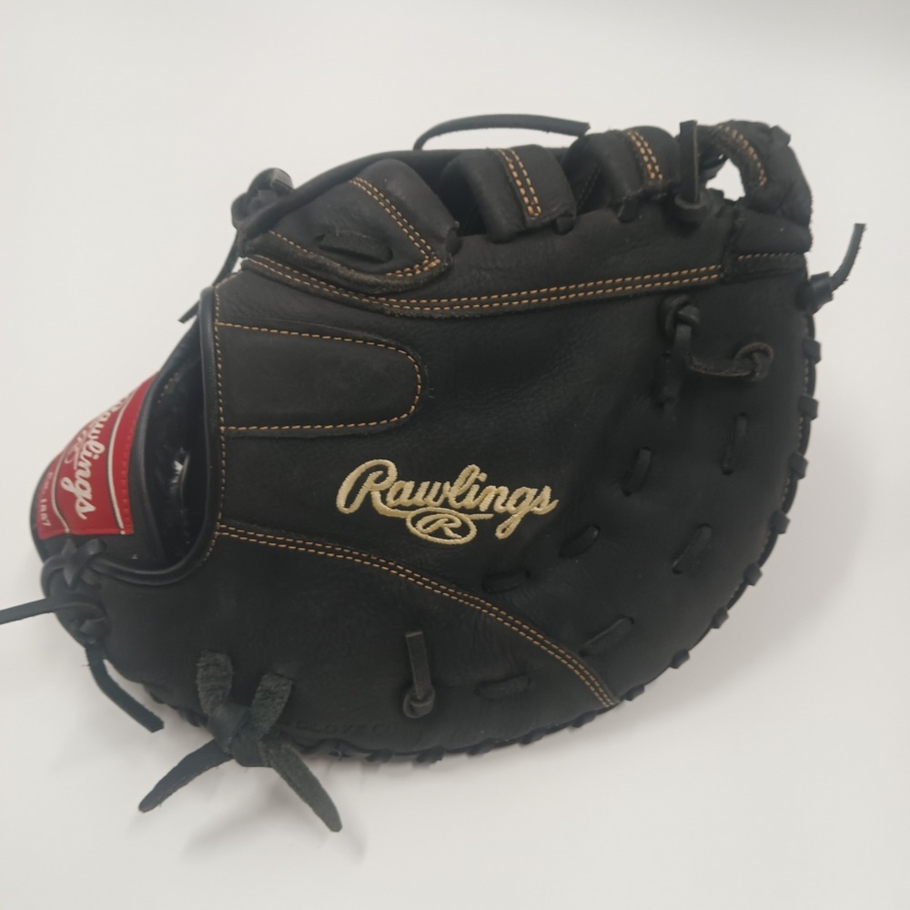 Rawlings Renegade 12.5 Inch First Base Mitt Black Leather RFBRB Left Hand Throw
